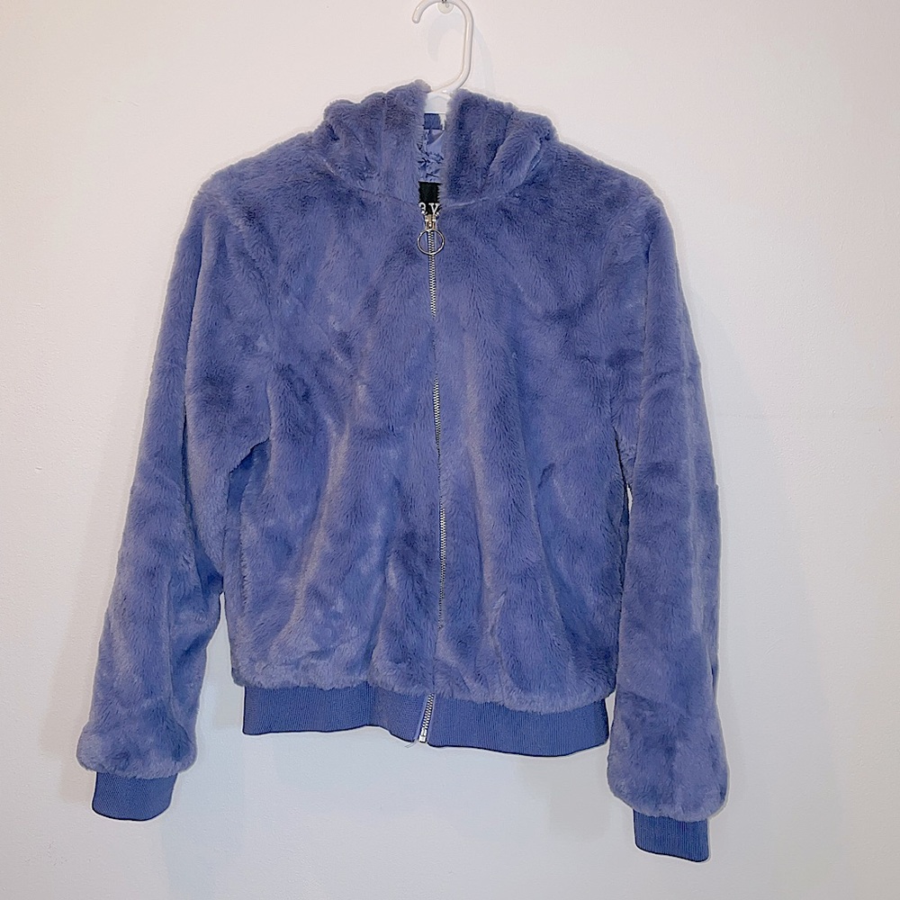 Fluffy Pastel Purple Jacket